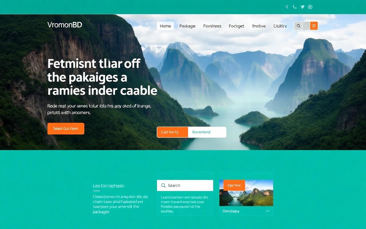 VromonBD — Travel & E-commerce